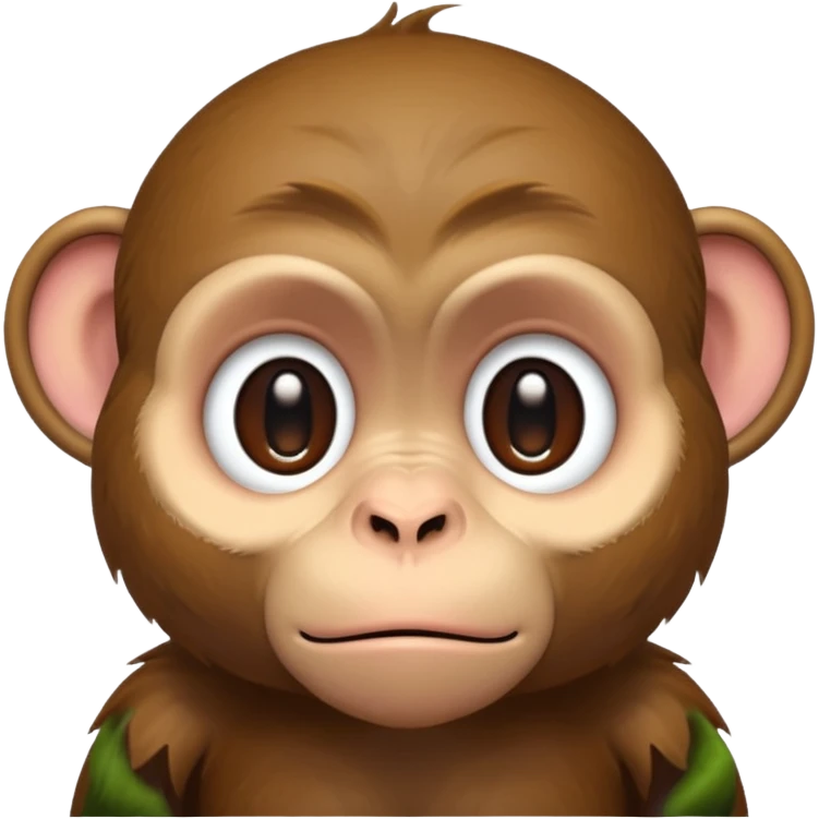 Sad monkey emoji