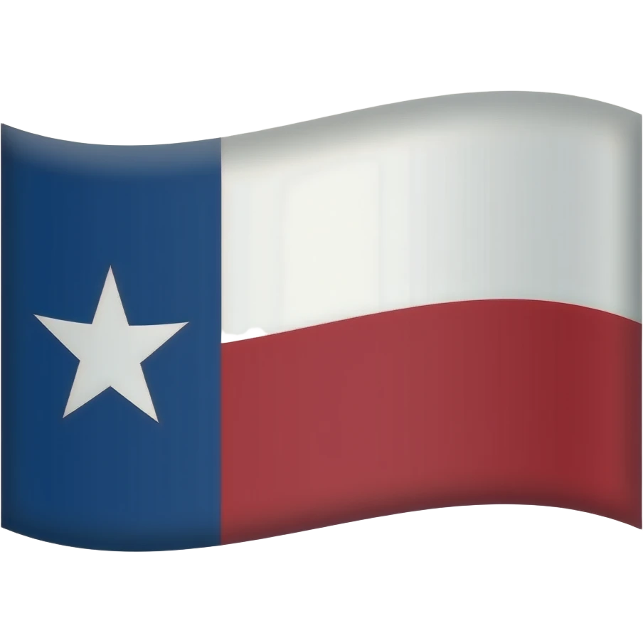 a Texas flag emoji