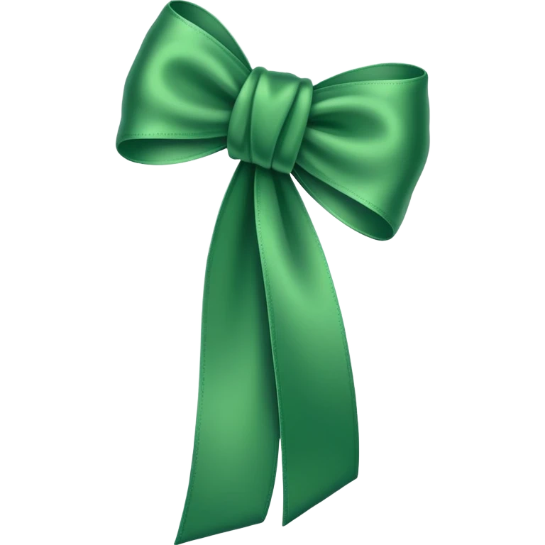 Green support ribbon emoji