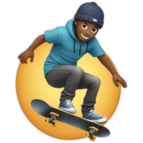 Skateboarding emoji
