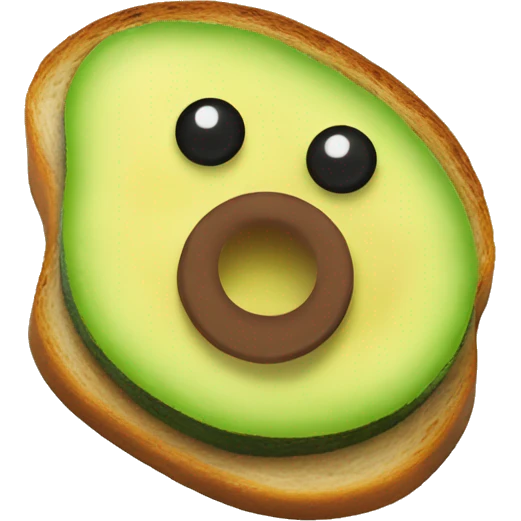 avocado toast emoji