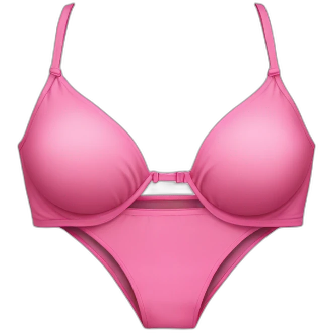 Pink bikini emoji