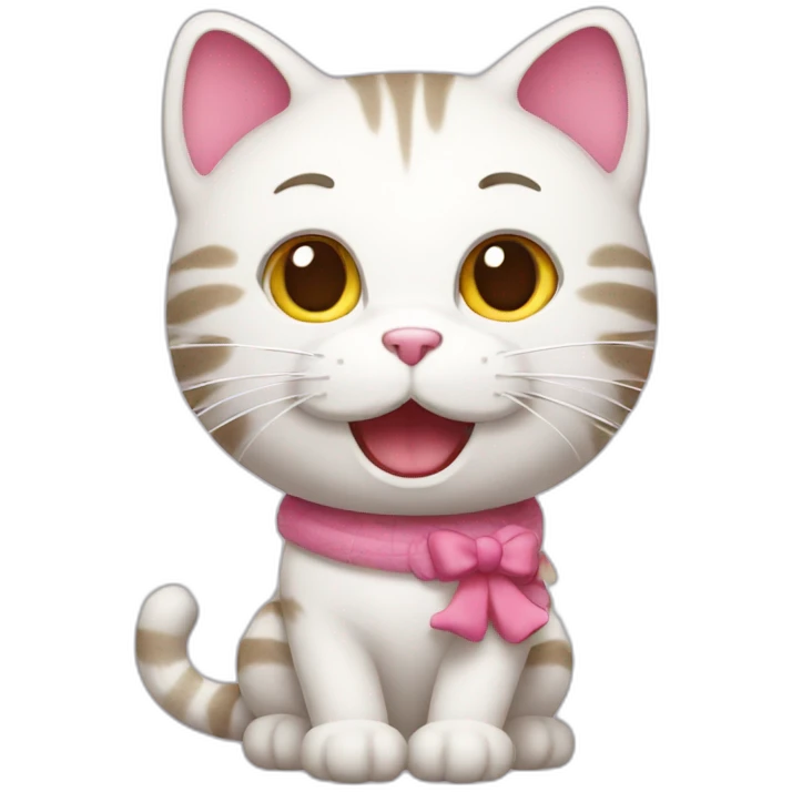 Cat Hello Kitty emoji