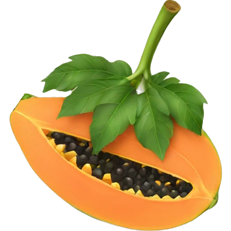 Papaya fruit emoji