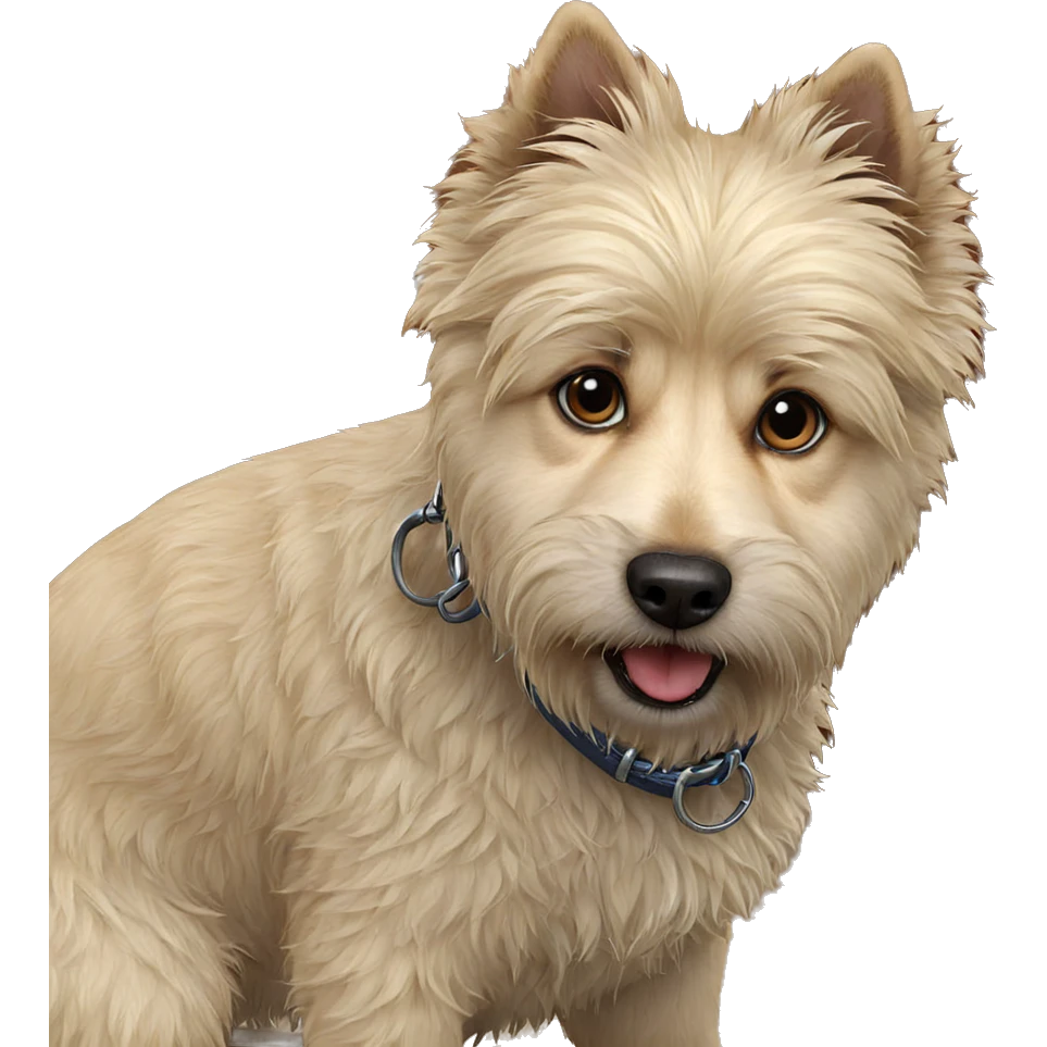 realistic dog portrait closeup emoji