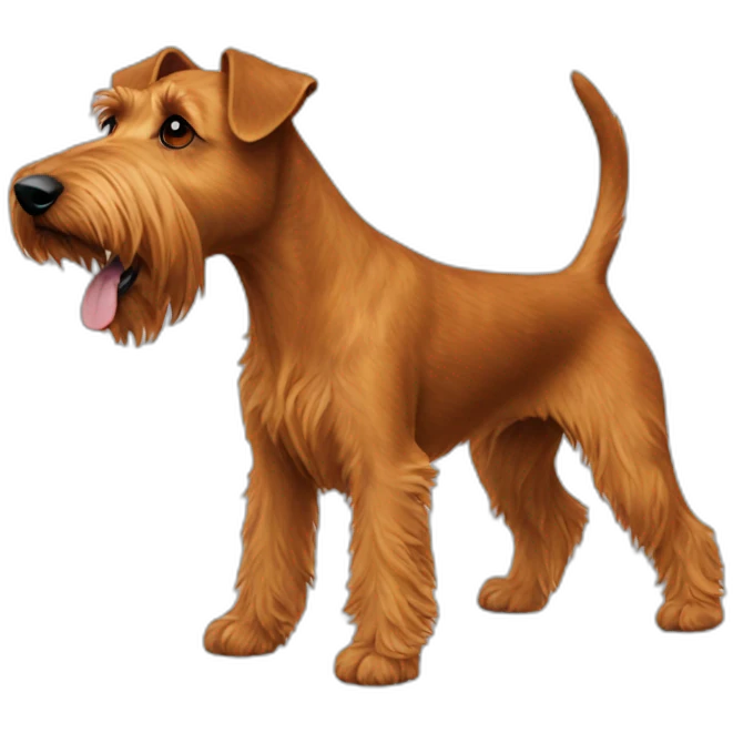 irish terrier playing emoji