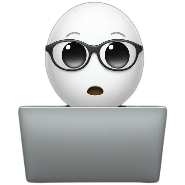 Moby with laptop emoji