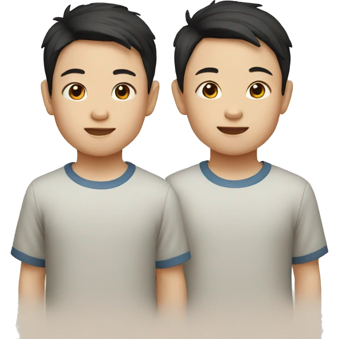 Chinese Twin boys emoji