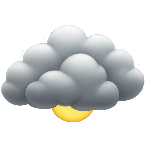 Cloudy emoji