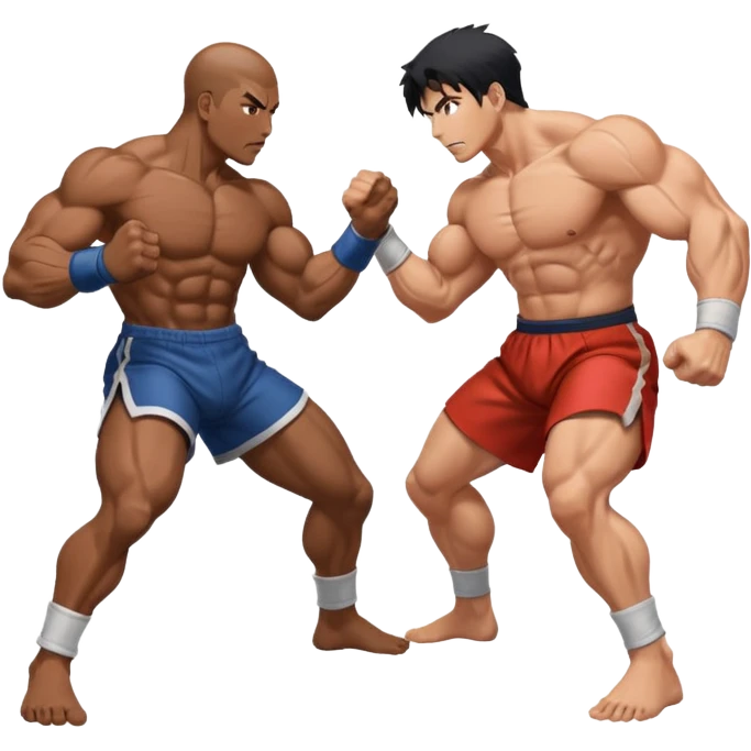Anime fighting  emoji