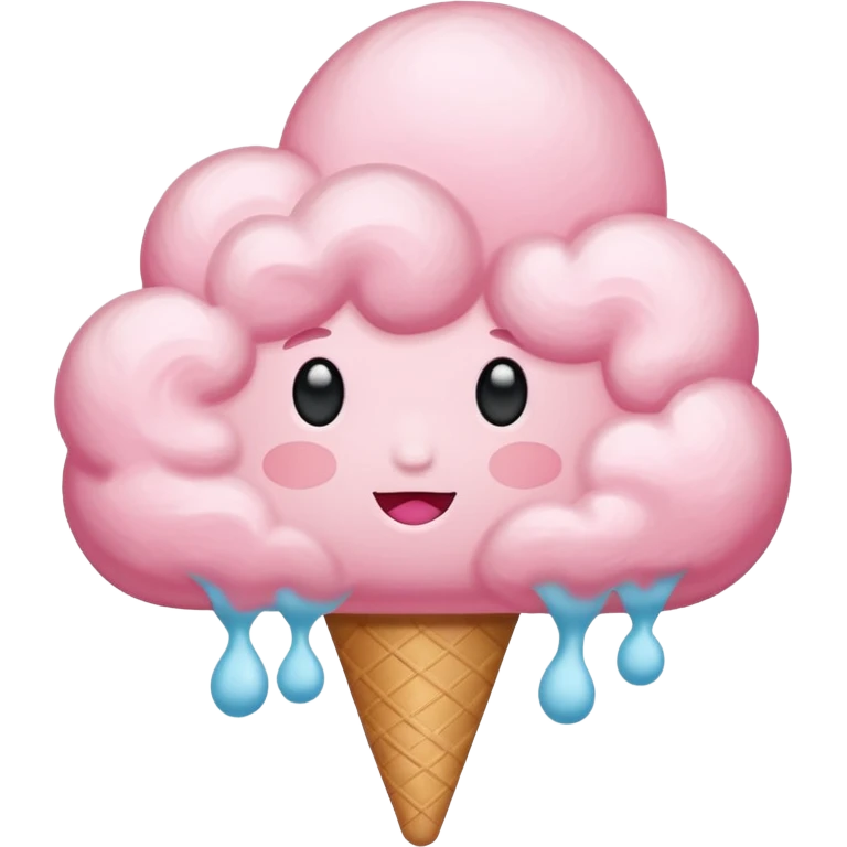 cloud pink emoji