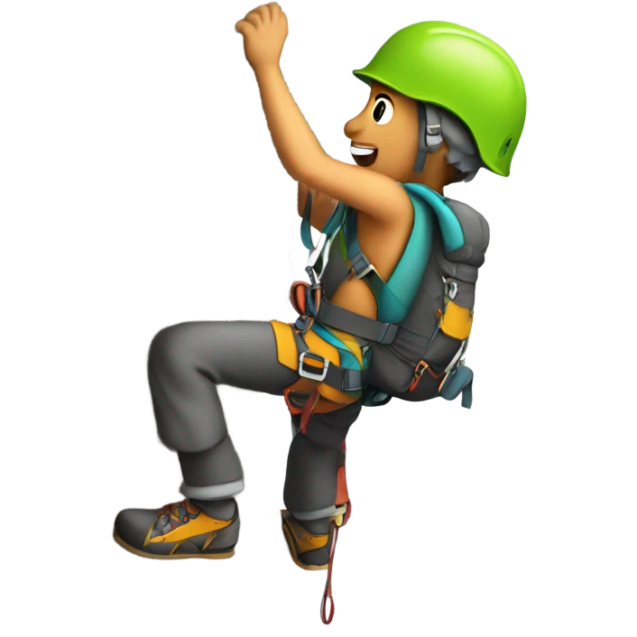 Climber emoji
