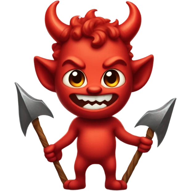 Adorable devil  emoji