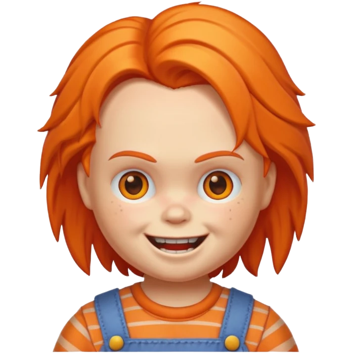 Un emojin de chuky emoji