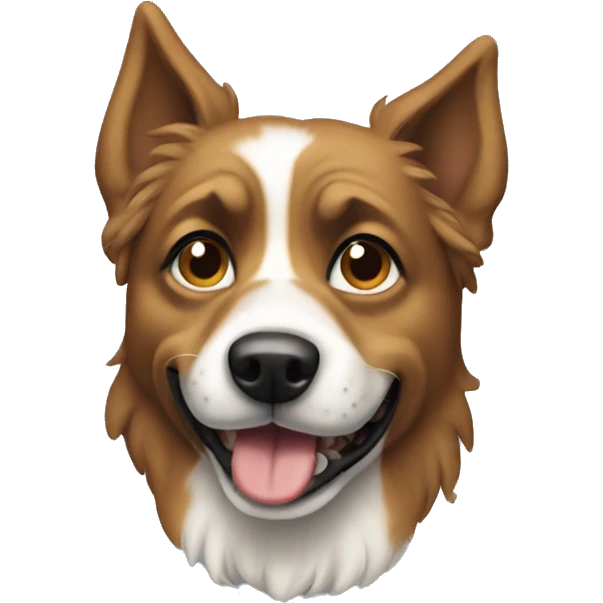 Wbite dog emoji