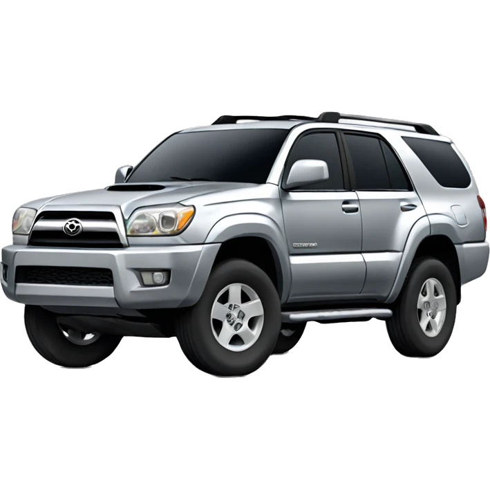 Toyota 4Runner 2005 silver  emoji