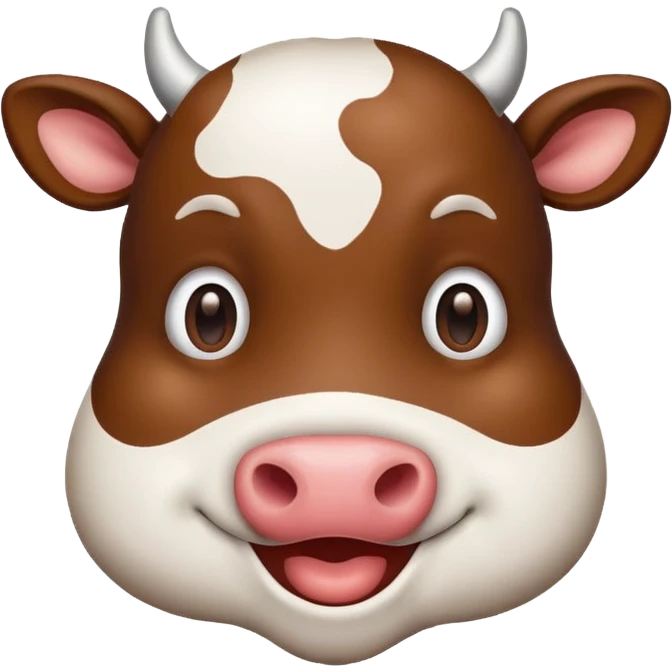 Heart cow for emoji