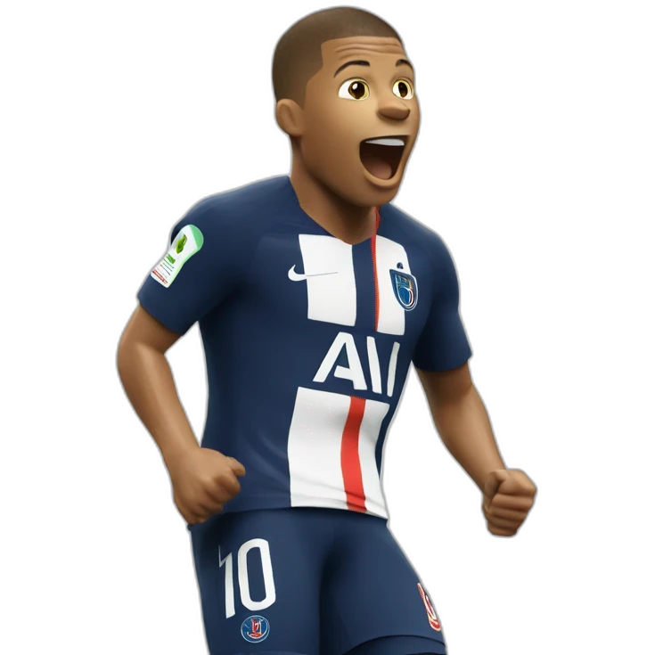 Mbappe Celebration emoji