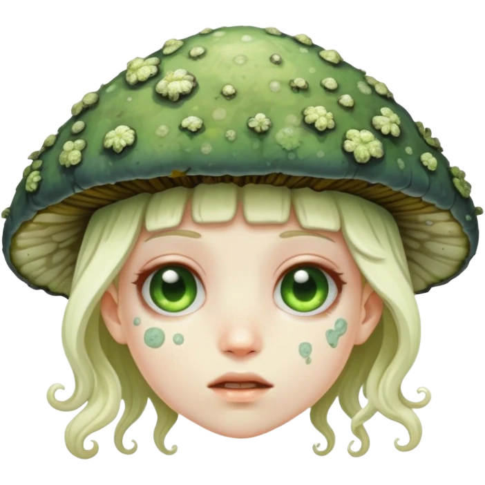 moldy spore girl emoji