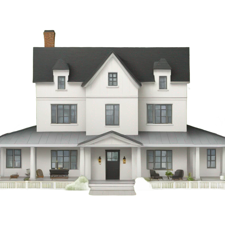 Modern farmhouse mansion emoji