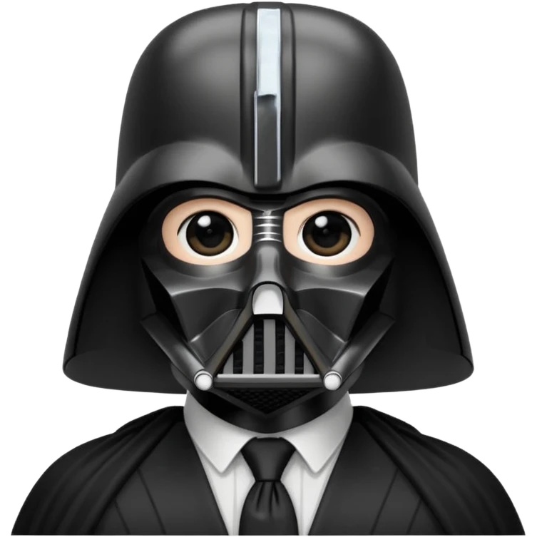 Une baleine dark vador emoji