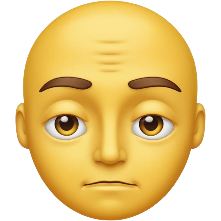 SIDE EYE EMOJI. 👀 like this but on a regular yellow face like this 🙄 emoji