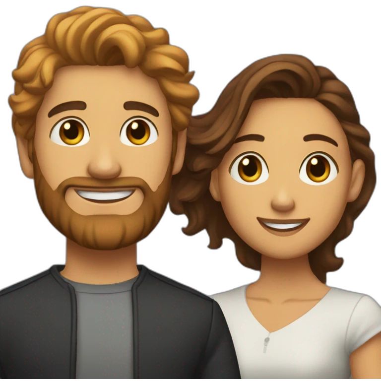 Lizzie Armanto and Axel cruysbergh emoji