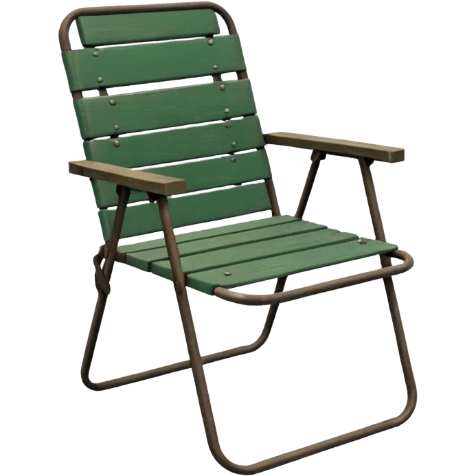 forest green lawn chair emoji