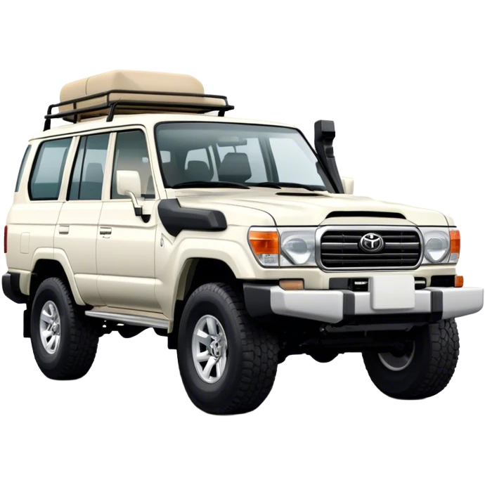 Toyota Land Cruiser - Toyota (Model Year: 2021) (Iconic colour: White) emoji