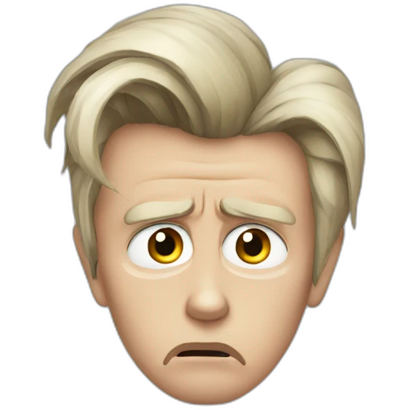 bowie sad face emoji