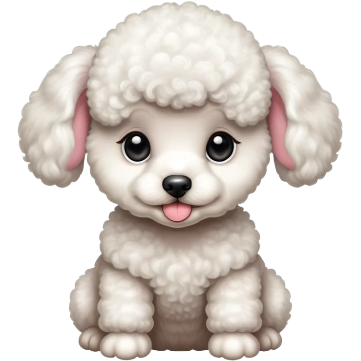 Baby French poodle  emoji