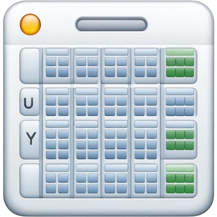 spreadsheet emoji