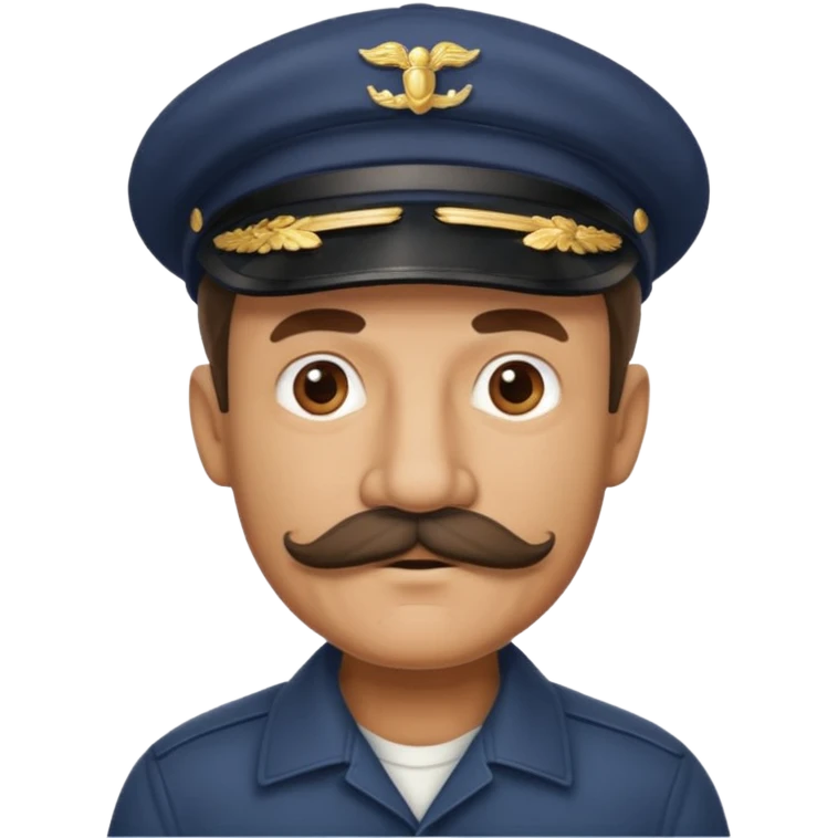 viejo bigote gorra emoji