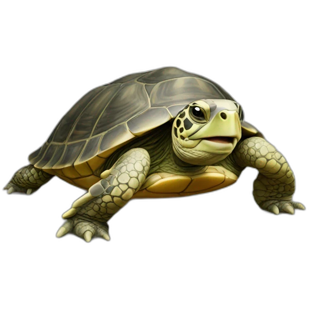 Tortue sur emoji