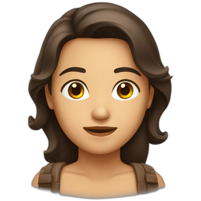 Brune qui se reveille emoji