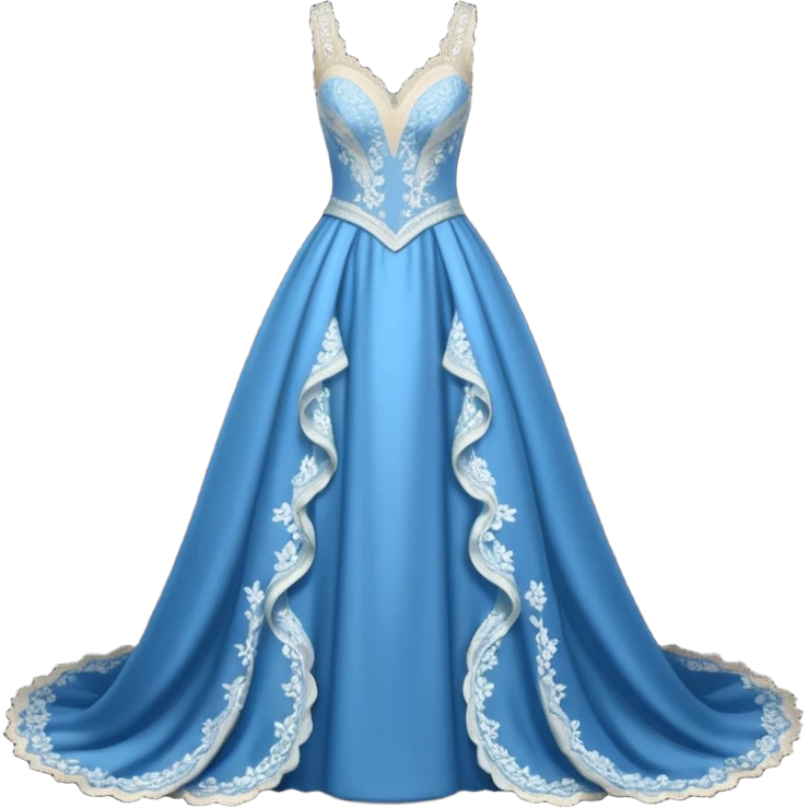 blue wedding dress emoji