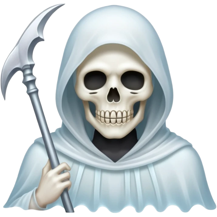 glitter white reaper emoji