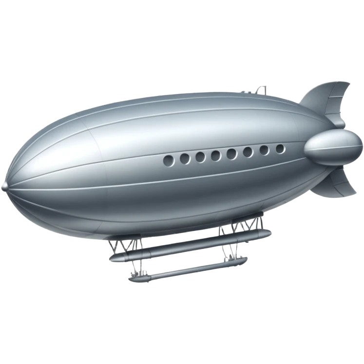 flying zeppelin  emoji