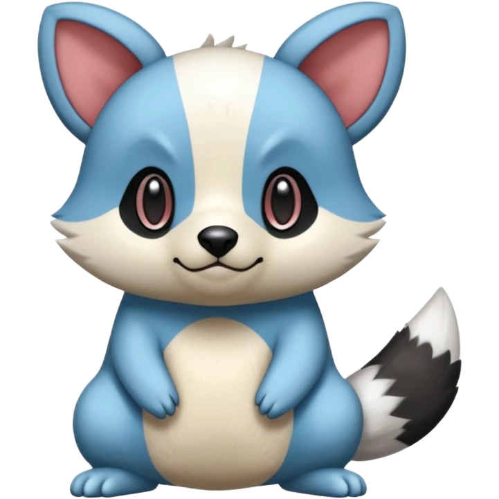 Teddiursa-Minccino-Oshawott-Obstagoon-fusion  emoji
