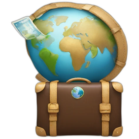 traveling the globe emoji