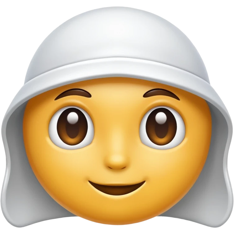 White fulcap emoji