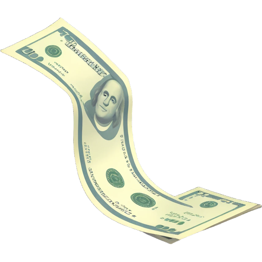 flying banknote emoji
