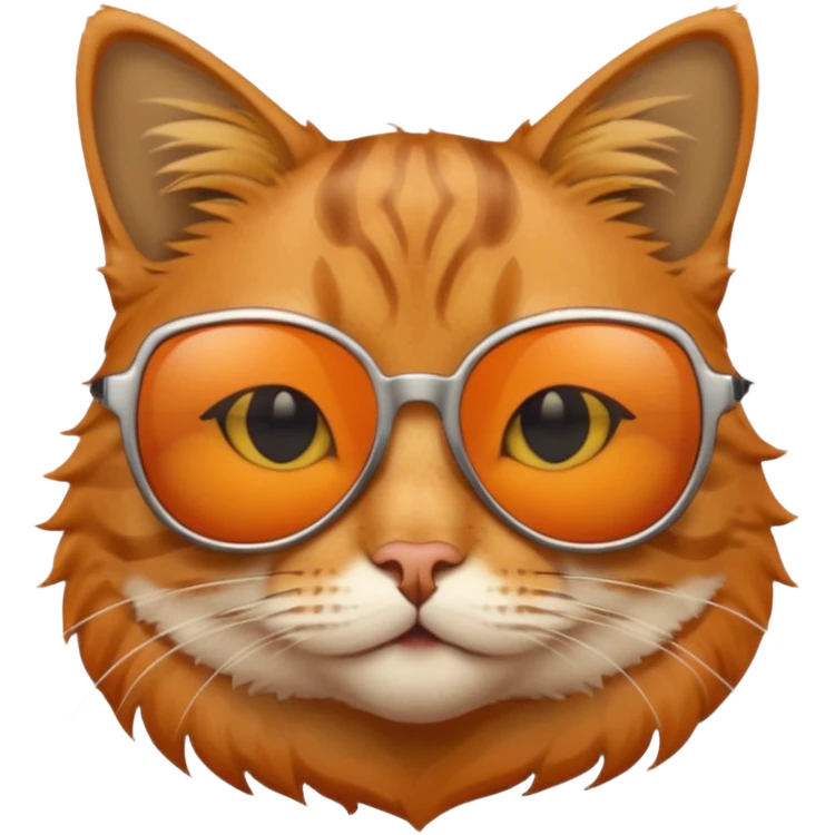 Cat wearing sunglasses emoji