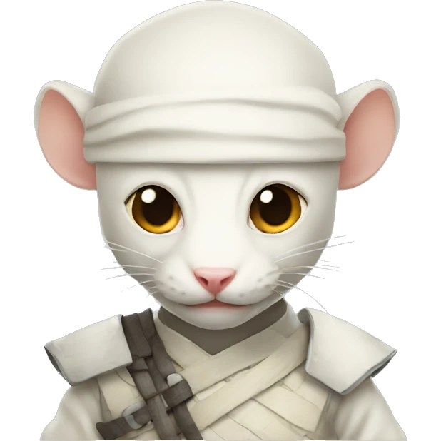 Albino rat ninja  emoji