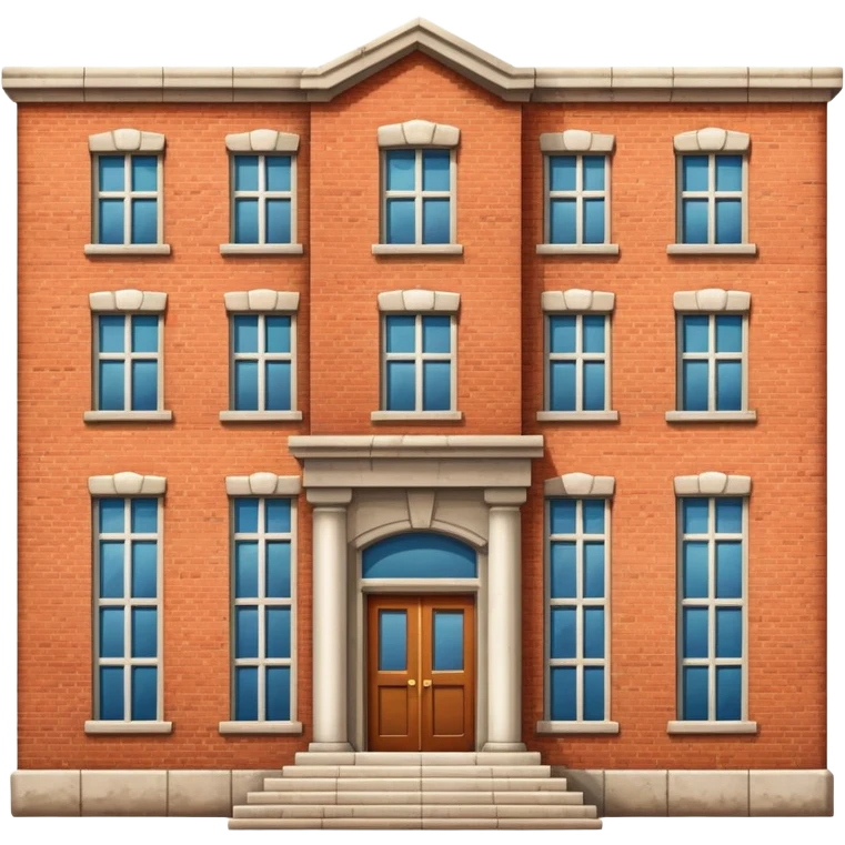 school building emoji