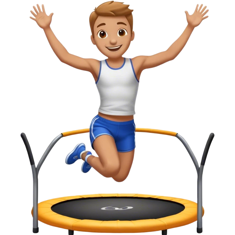 Me jumping on a trampoline  emoji