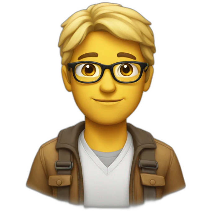 Cool nerd emoji