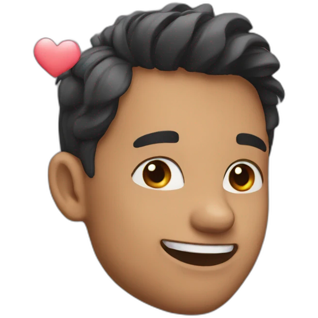 Falling in love emoji