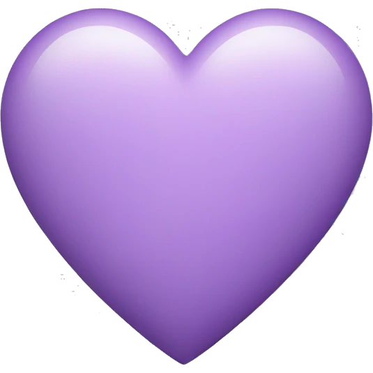light purple heart  emoji