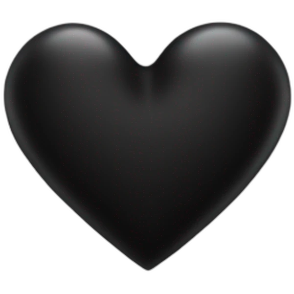 big black heart emoji